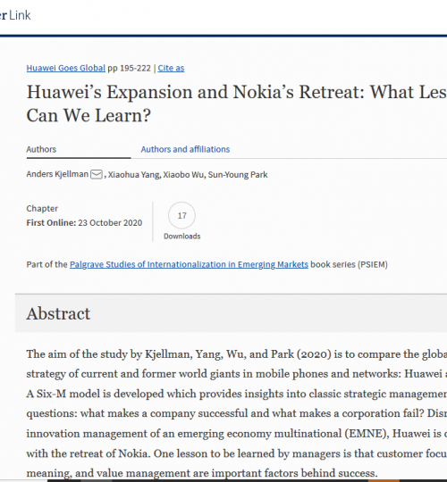 Nokia and Huawei